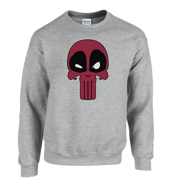 deadpool Sportszürke Férfi Pulóver