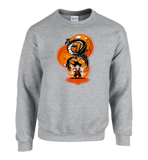 son goku dragon ball Sportszürke Férfi Pulóver