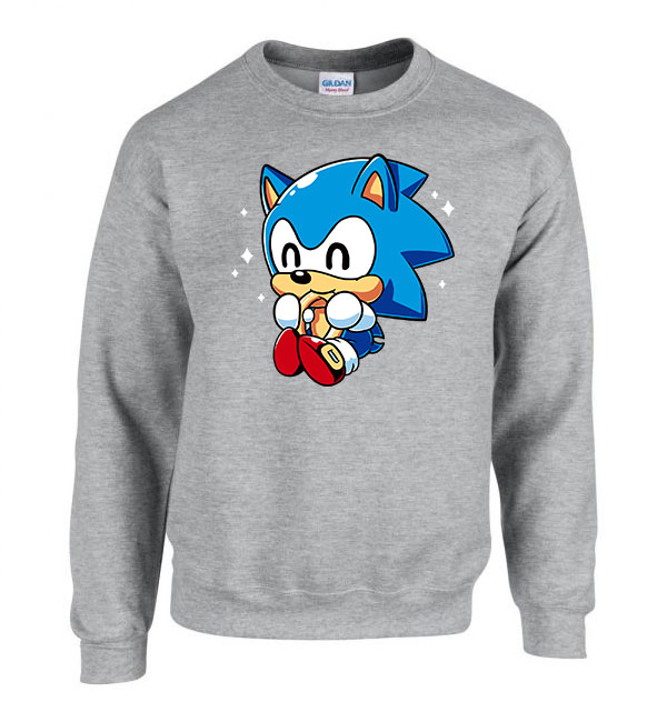 baba sonic Sportszürke Férfi Pulóver