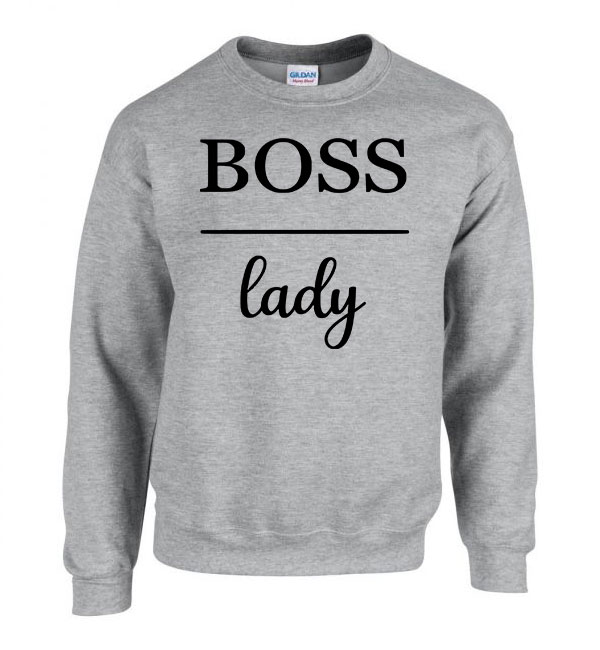 boss lady Sportszürke Férfi Pulóver