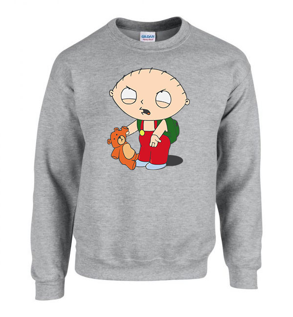 stewie family guy Sportszürke Férfi Pulóver