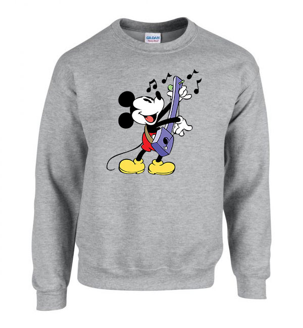 mickey egér Sportszürke Férfi Pulóver