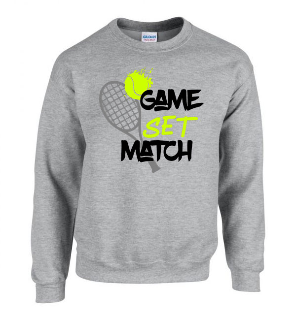 tennis tenisz Sportszürke Férfi Pulóver
