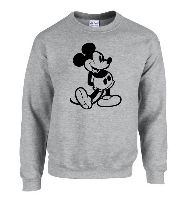 mickey egér Sportszürke Férfi Pulóver