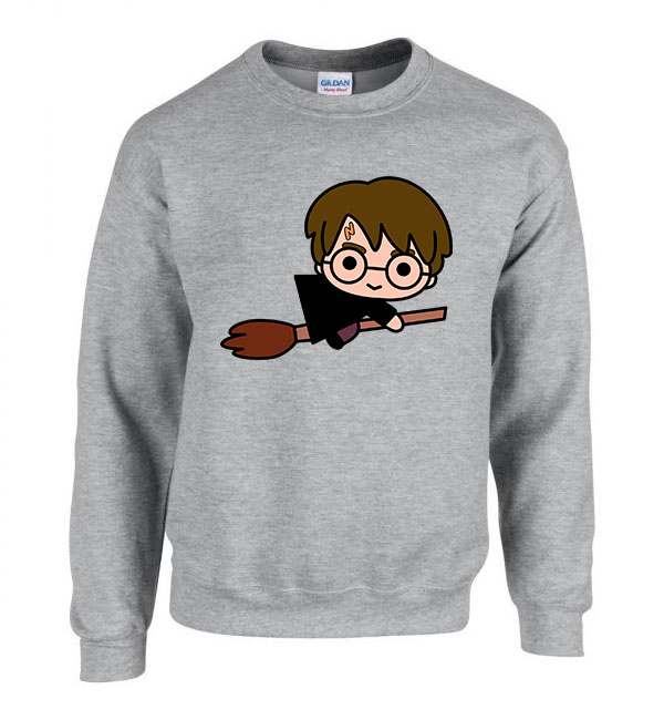 harry potter Sportszürke Férfi Pulóver