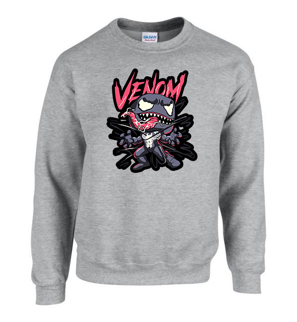 venom méreg Sportszürke Férfi Pulóver