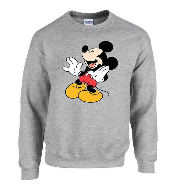 mickey egér Sportszürke Férfi Pulóver