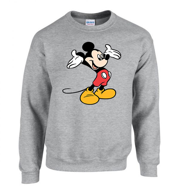 mickey egér Sportszürke Férfi Pulóver