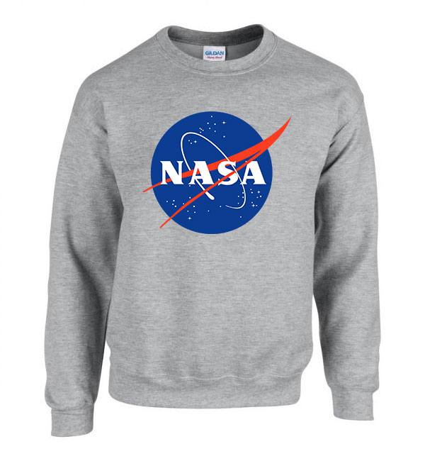NASA Sportszürke Férfi Pulóver