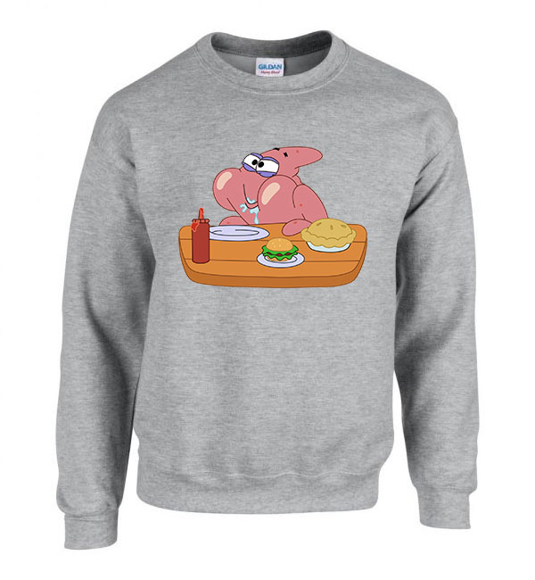 patrik csillag spongya bob Sportszürke Férfi Pulóver