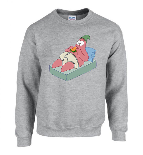 patrik csillag spongya bob Sportszürke Férfi Pulóver