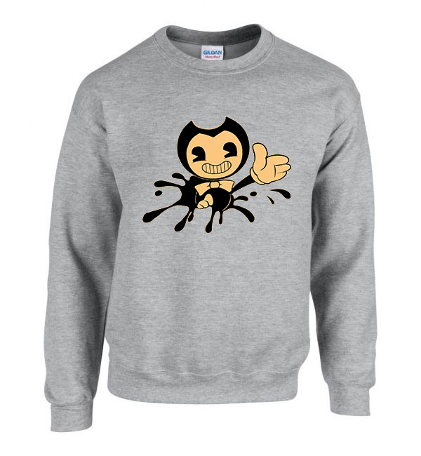 bendy and the inkmachine Sportszürke Férfi Pulóver