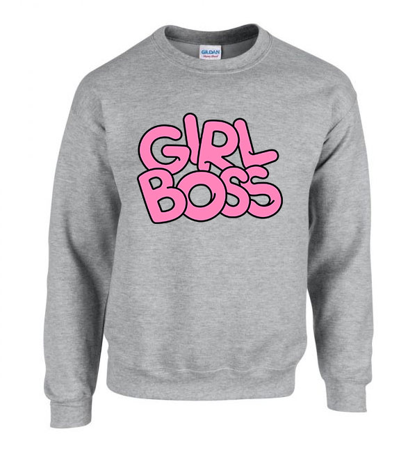 Girl Boss Sportszürke Férfi Pulóver