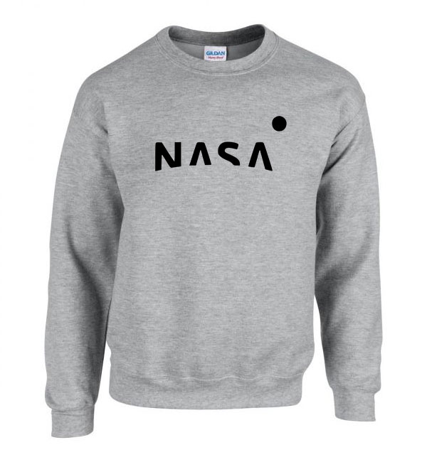 nasa Sportszürke Férfi Pulóver