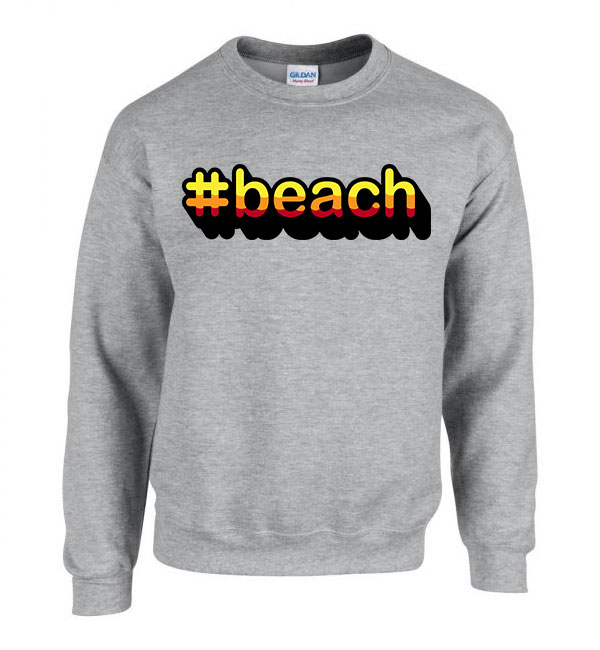 beach nyár nyaralás Sportszürke Férfi Pulóver