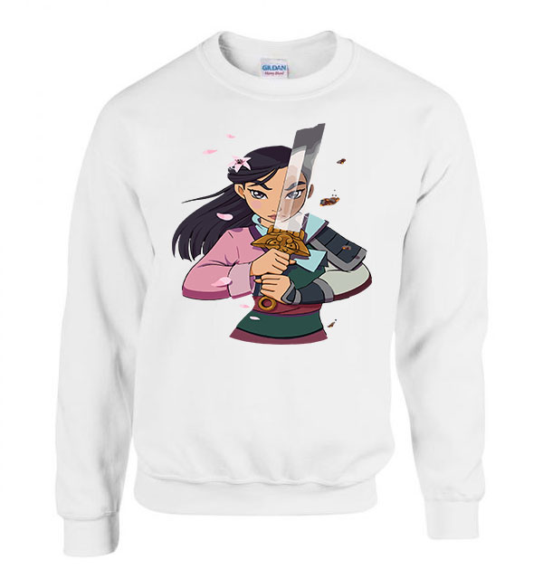 Mulan Fehér Férfi Pulóver