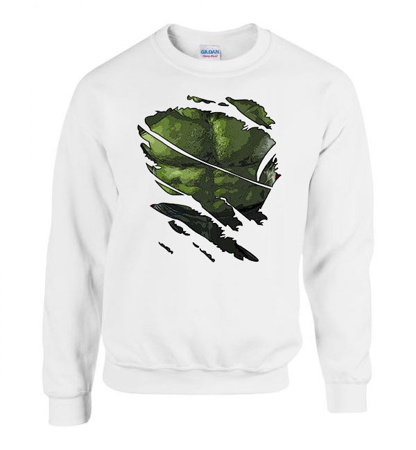 hulk avengers bosszúállók Fehér Férfi Pulóver