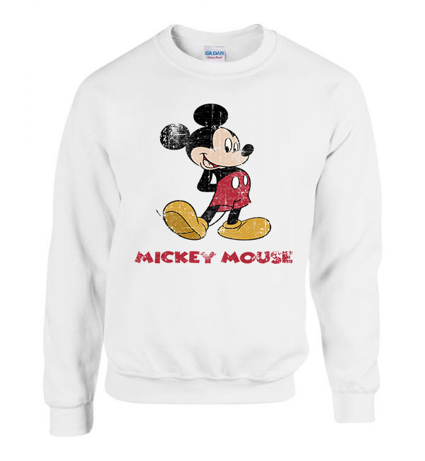mickey egér Fehér Férfi Pulóver