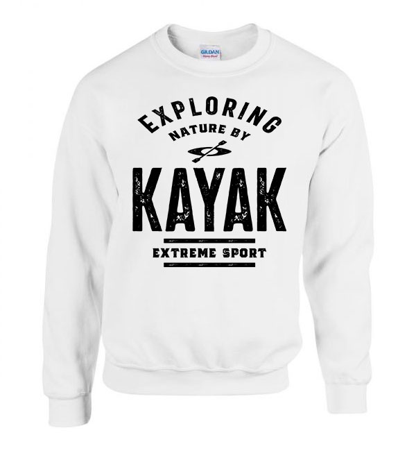 kajak kenu kayak Fehér Férfi Pulóver