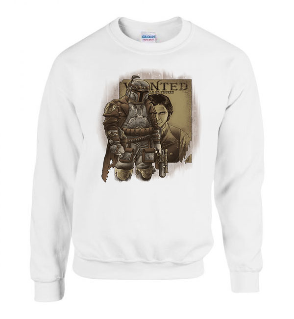 boba fett han solo Fehér Férfi Pulóver