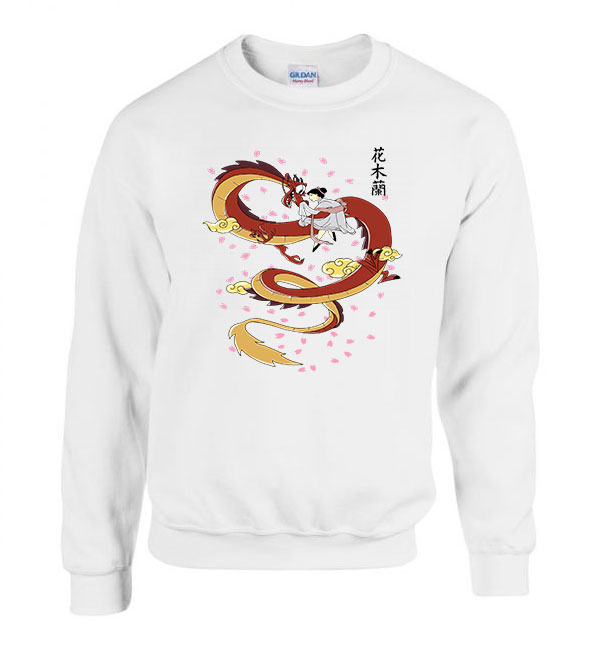 mulan mushu Fehér Férfi Pulóver