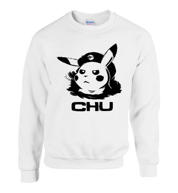 chu pikachu Fehér Férfi Pulóver
