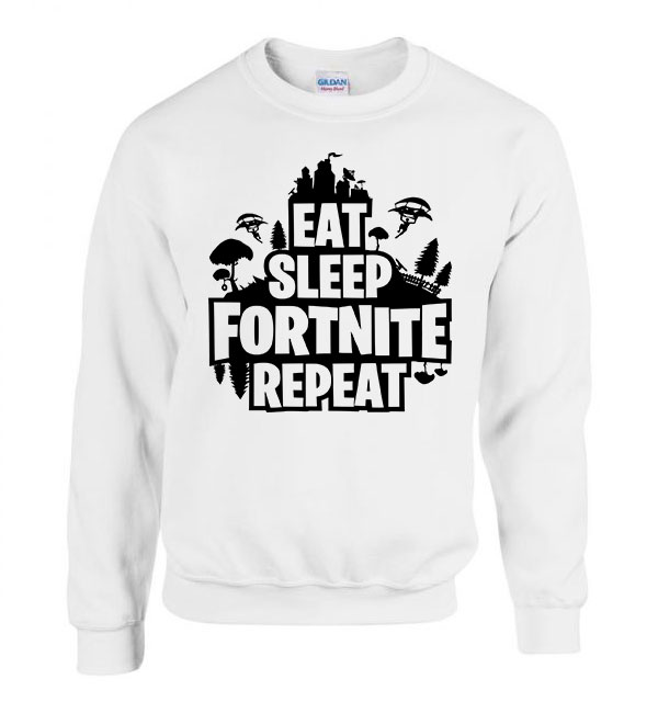 Fortnite battle royale Fehér Férfi Pulóver
