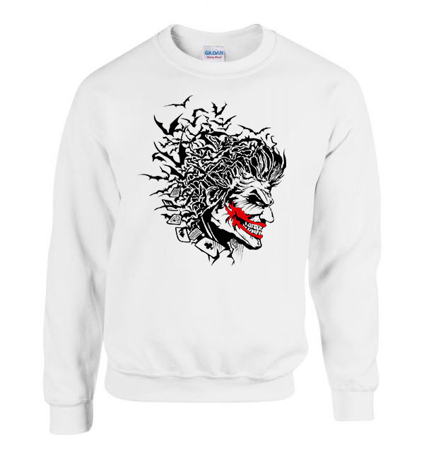 joker Fehér Férfi Pulóver