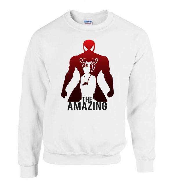 amazing spider man pókember Fehér Férfi Pulóver