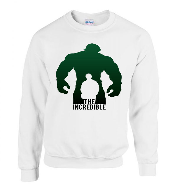 hulk Fehér Férfi Pulóver