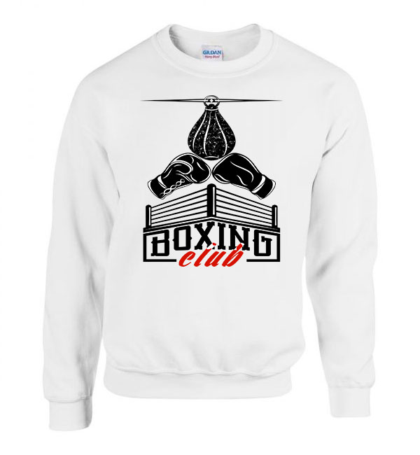 box boxing Fehér Férfi Pulóver