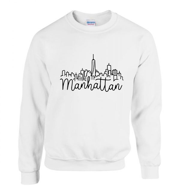 Manhattan Fehér Férfi Pulóver