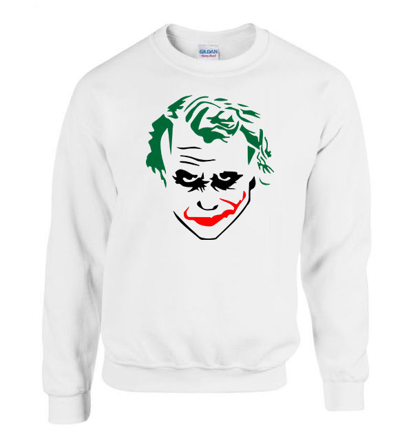 Joker Fehér Férfi Pulóver