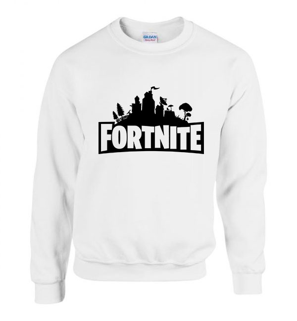 Fortnite Fehér Férfi Pulóver