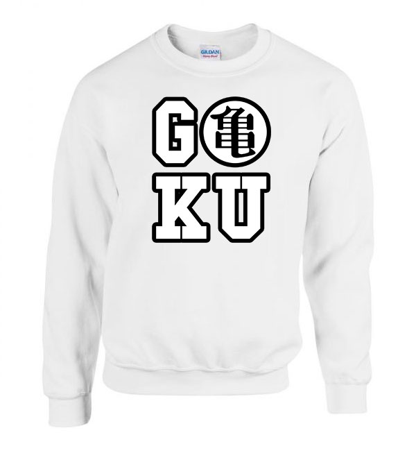 Son Goku Dragon Ball Fehér Férfi Pulóver
