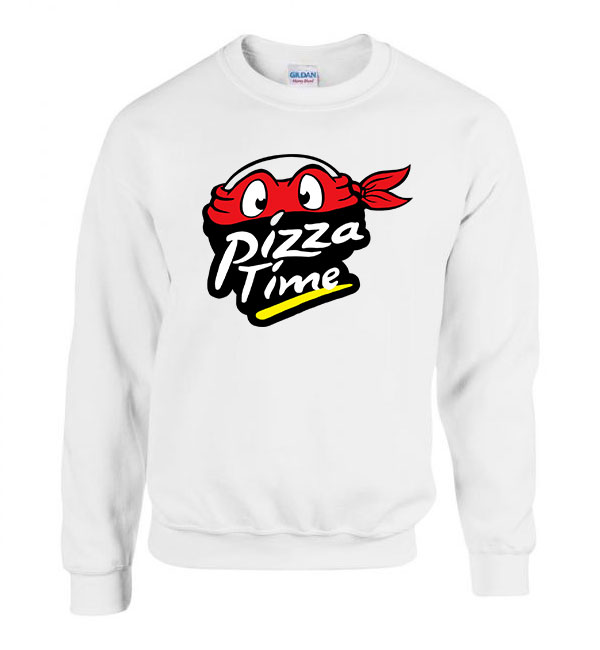 Tini Ninja Teknőcök Pizza Fehér Férfi Pulóver