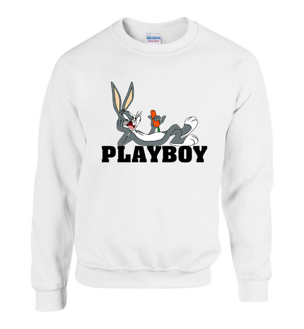 tapsi hapsi playboy Fehér Férfi Pulóver