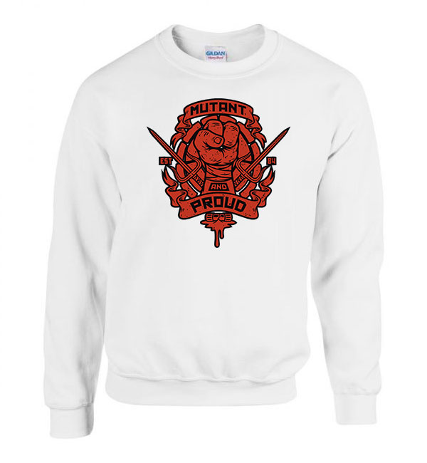 tini ninja teknőcök tmnt Fehér Férfi Pulóver