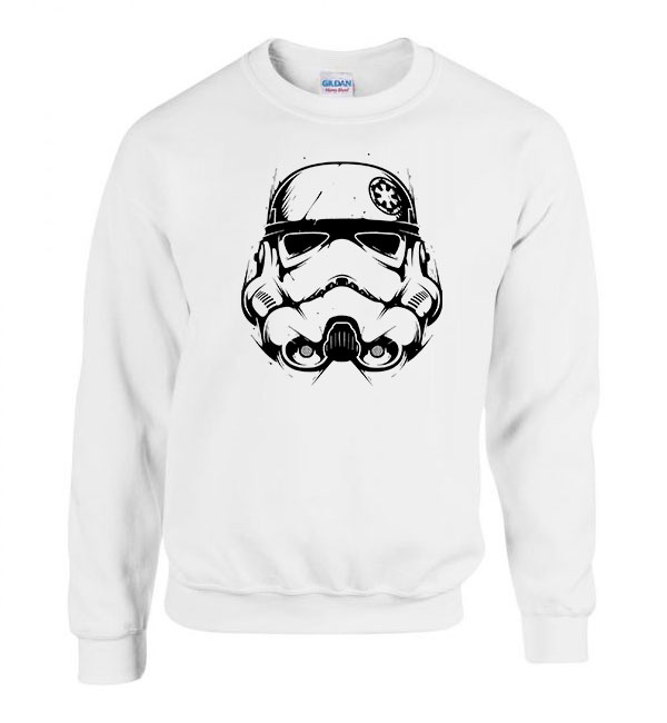 storm trooper star wars Fehér Férfi Pulóver