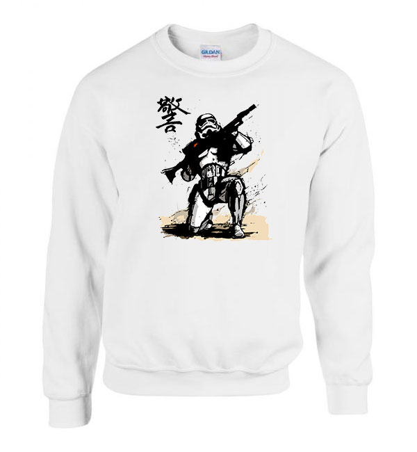 storm trooper star wars Fehér Férfi Pulóver