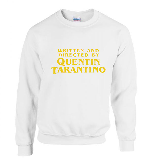 Írta És Rendezte Quentin Fehér Férfi Pulóver
