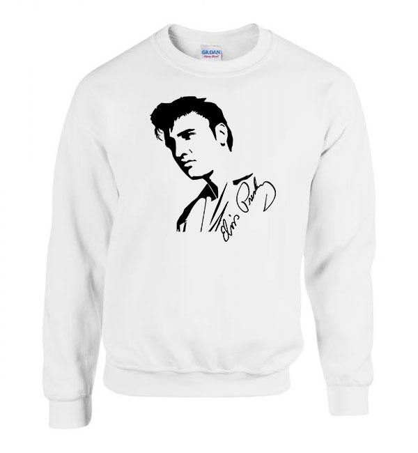 elvis presley Fehér Férfi Pulóver