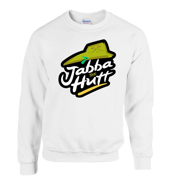 star wars jabba pizza hut Fehér Férfi Pulóver