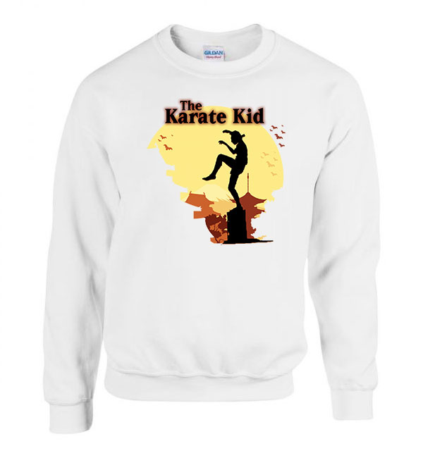 Karate Kölyök Karate Kid Fehér Férfi Pulóver