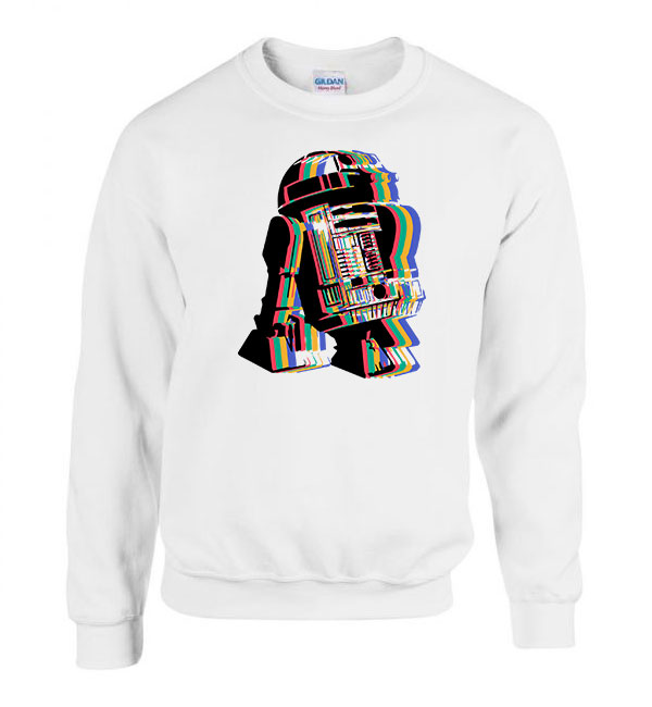 r2d2 star wars Fehér Férfi Pulóver
