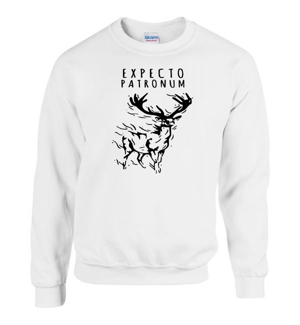 harry potter expecto patronum patronus Fehér Férfi Pulóver