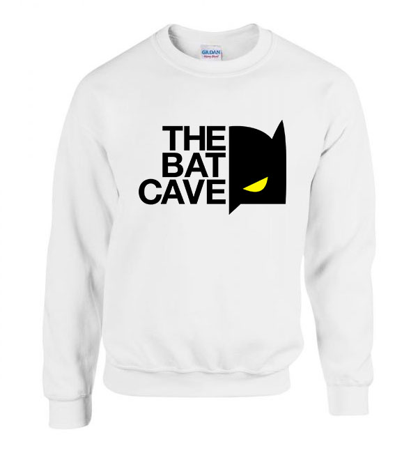batman batcave Fehér Férfi Pulóver