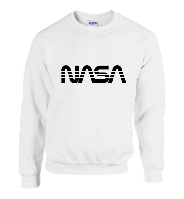 nasa Fehér Férfi Pulóver