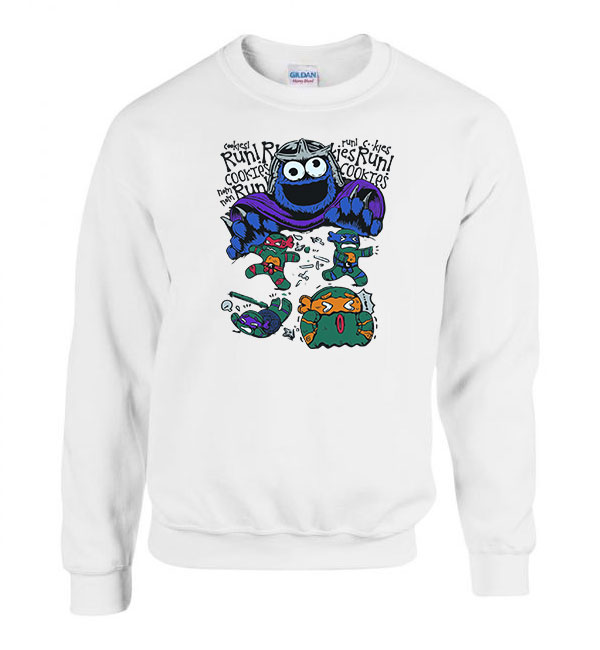 sütiszörny tini ninja Fehér Férfi Pulóver