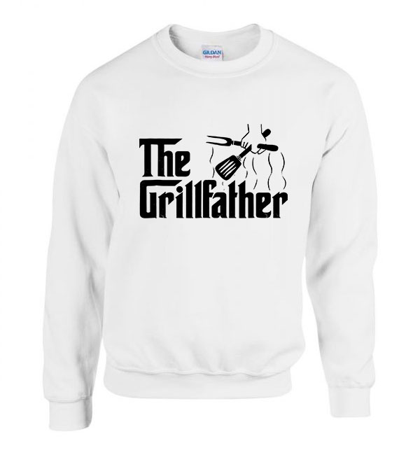 grillezés grill Fehér Férfi Pulóver